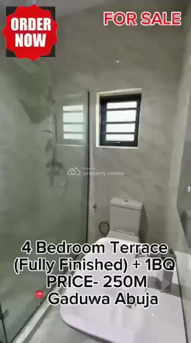Luxury 4 Bedroom Terrace Duplex, Gaduwa Estate, Gaduwa, Abuja, Terraced Duplex for Sale