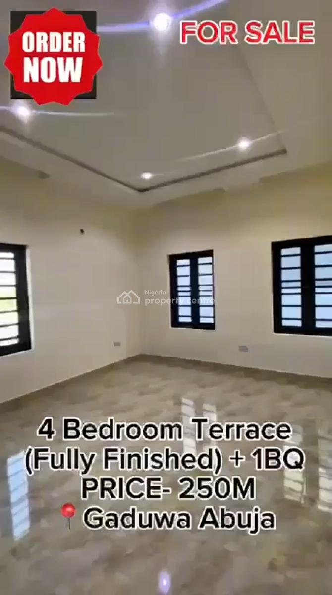 Luxury 4 Bedroom Terrace Duplex, Gaduwa Estate, Gaduwa, Abuja, Terraced Duplex for Sale