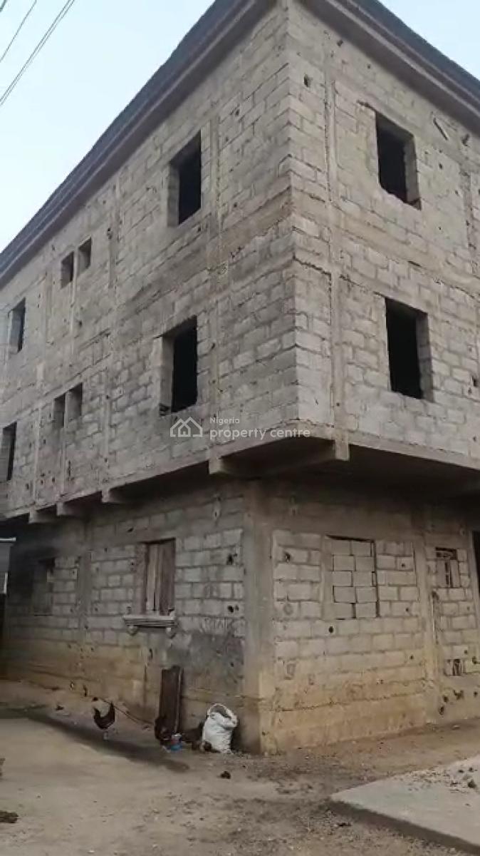 6 Units of 2 Bedroom Carcass Flats, Ebumit, Kubwa, Abuja, Block of Flats for Sale