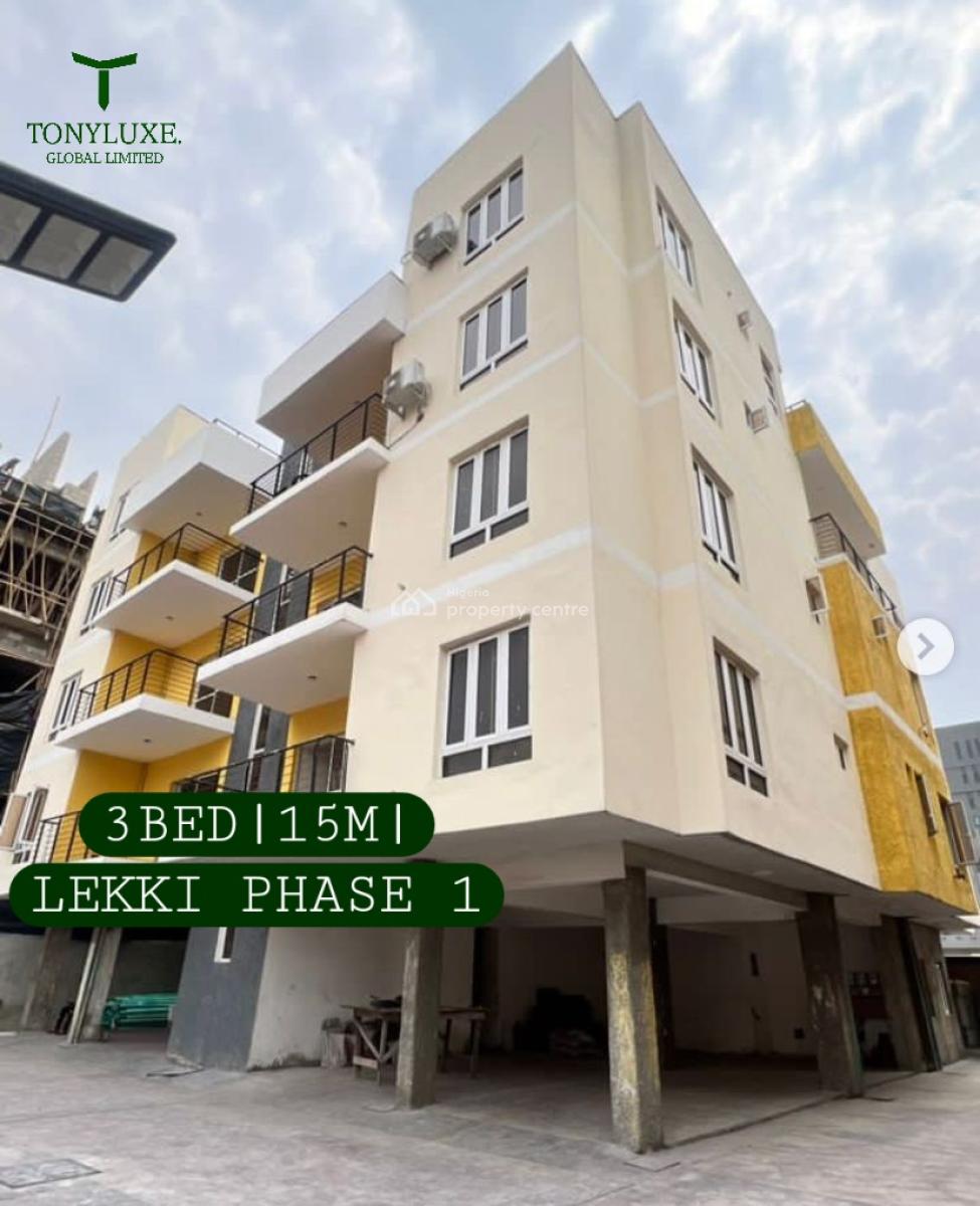 Luxurious 3 Bedroom Flat, Lekki Phase 1, Lekki, Lagos, Flat / Apartment for Rent