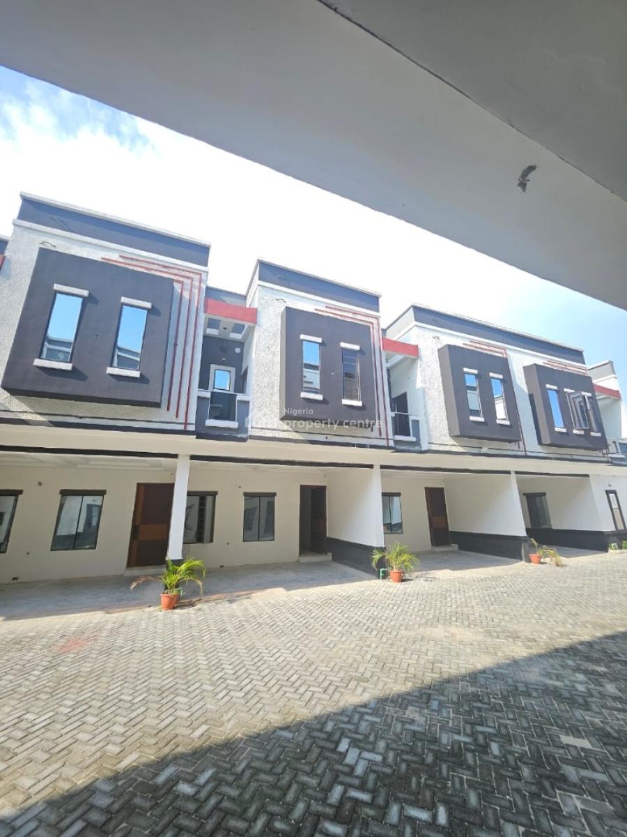 Newly Built 4-bedroom Smart Terrace Duplex, Pantheon Street , Along Orchid Hotel Road, Before Cooplag Estate Lafia, Lekki, Lagos, Terraced Duplex for Sale