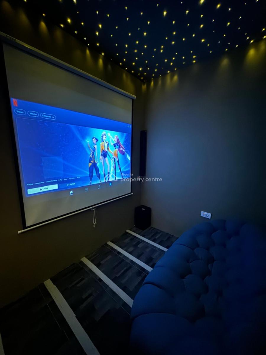 Aesthetically Pleasing 3 Bedroom with Cinema and Ps5, Guzape District, Abuja, Flat / Apartment Short Let