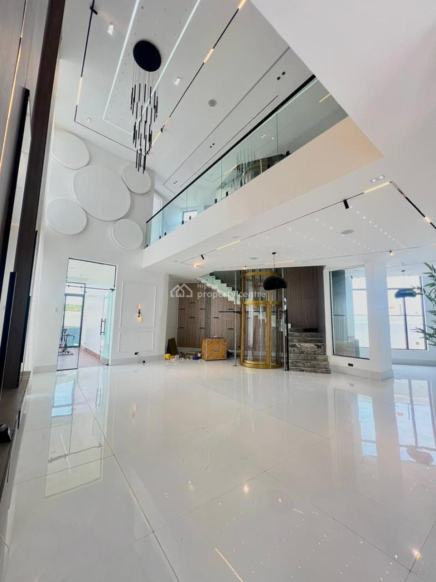 Luxury 5 Bedroom Fully Detached House + Bq, Gym, Swimming Pool, with Boys’ Quarters, Pool, Gym, Cinema, and Office Space in Chevron, Lekki, Lagos, Detached Duplex for Sale