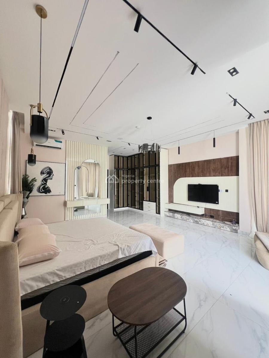 Furnished 5-bedroom Fully Detached House + Bq & Swimming Pool, with Bq and Swimming Pool, in a Secure Gated Estate, Chevron, Lekki, Lagos, Detached Duplex for Sale