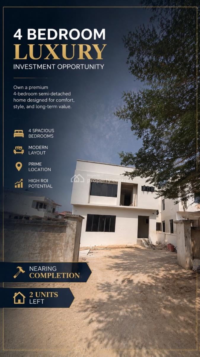 Modern 4-bedroom All En-suite Semi-detached Homes in Oniru, Oniru, Victoria Island (vi), Lagos, House for Sale