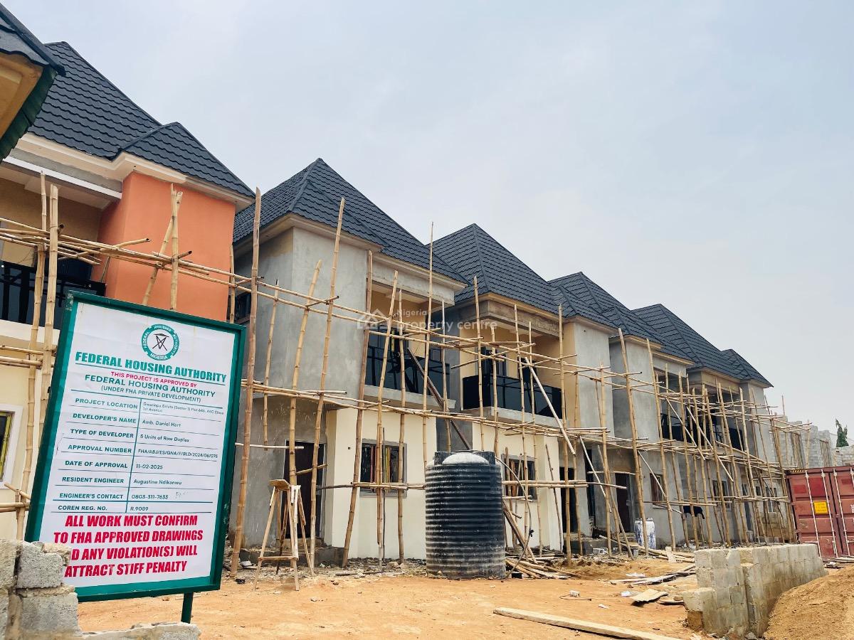 4 Bedroom Terrace Duplex, 1st Avenue By Foreign Affairs, Gwarinpa, Abuja, Terraced Duplex for Sale