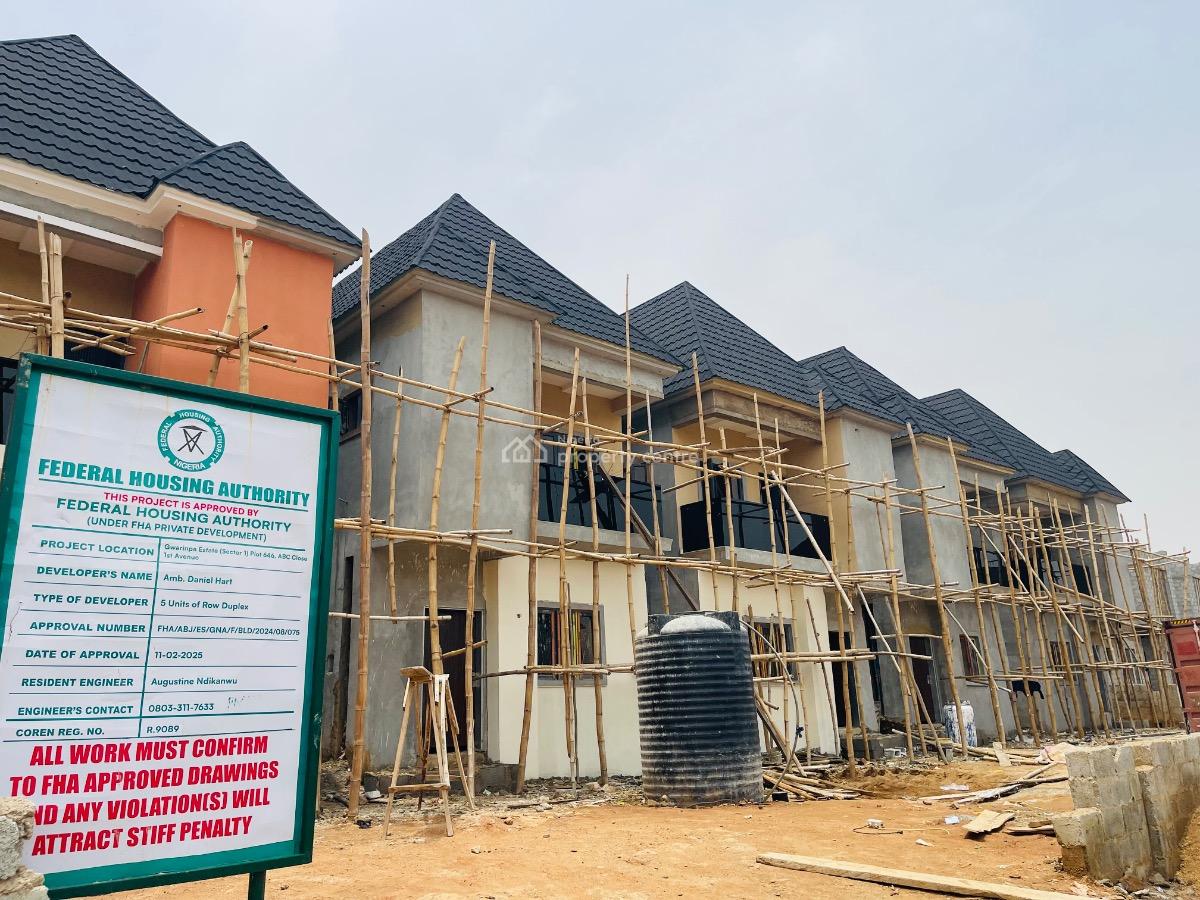 4 Bedroom Terrace Duplex, 1st Avenue By Foreign Affairs, Gwarinpa, Abuja, Terraced Duplex for Sale