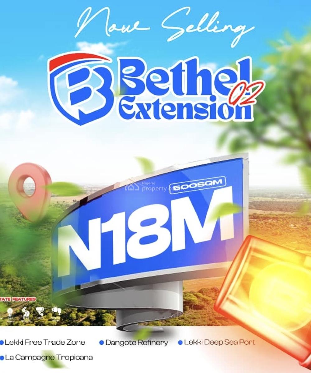 Developed Dry Land with Instant Allocation, Bethel Estate Located 45min Drive From Dangote Refinery & Jetty, Ibeju Lekki, Lagos, Mixed-use Land for Sale