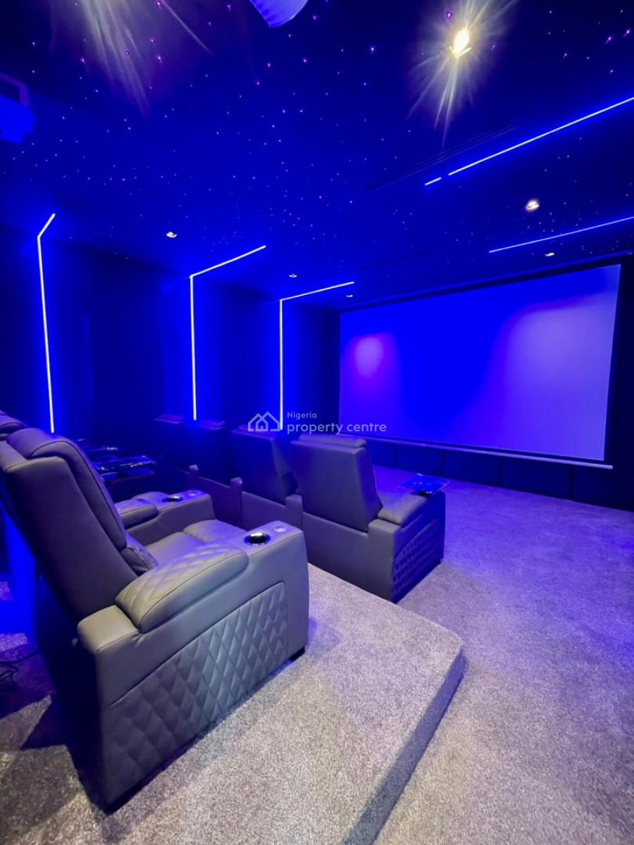 Super Luxury 5 Bedrooms Detached Smart Home + Elevator, Cinema, Gym &, Off Freedom Way, Ikate, Lekki Phase 1, Lekki, Lagos, Detached Duplex for Sale