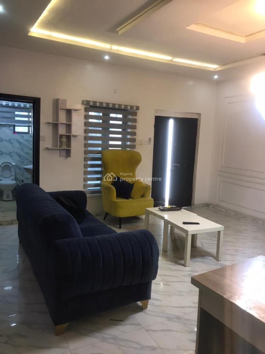 Fully Furnished Semi Detached 2 Bedroom Duplex with  with Solar Panel, Ajah, Lekki, Lagos, Semi-detached Duplex for Rent