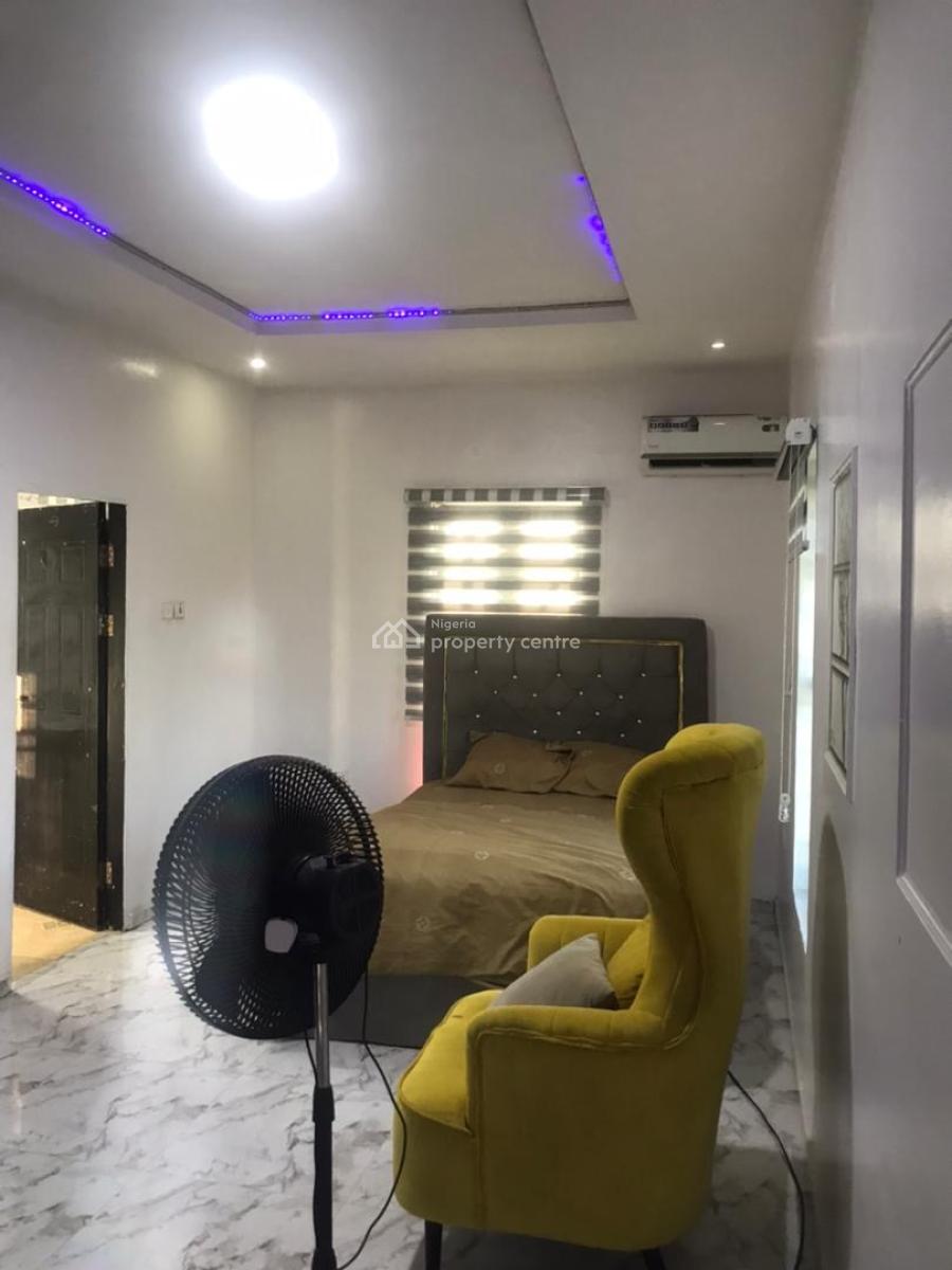 Fully Furnished Semi Detached 2 Bedroom Duplex with  with Solar Panel, Ajah, Lekki, Lagos, Semi-detached Duplex for Rent