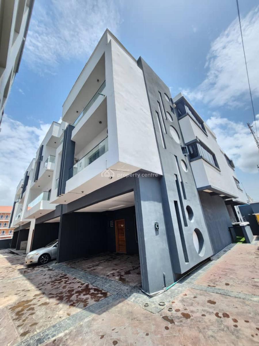Fully Service 3 Bedroom Terrace Duplex in a Serean and Secured Estate, Ikate, Ikate, Lekki, Lagos, Terraced Duplex for Rent