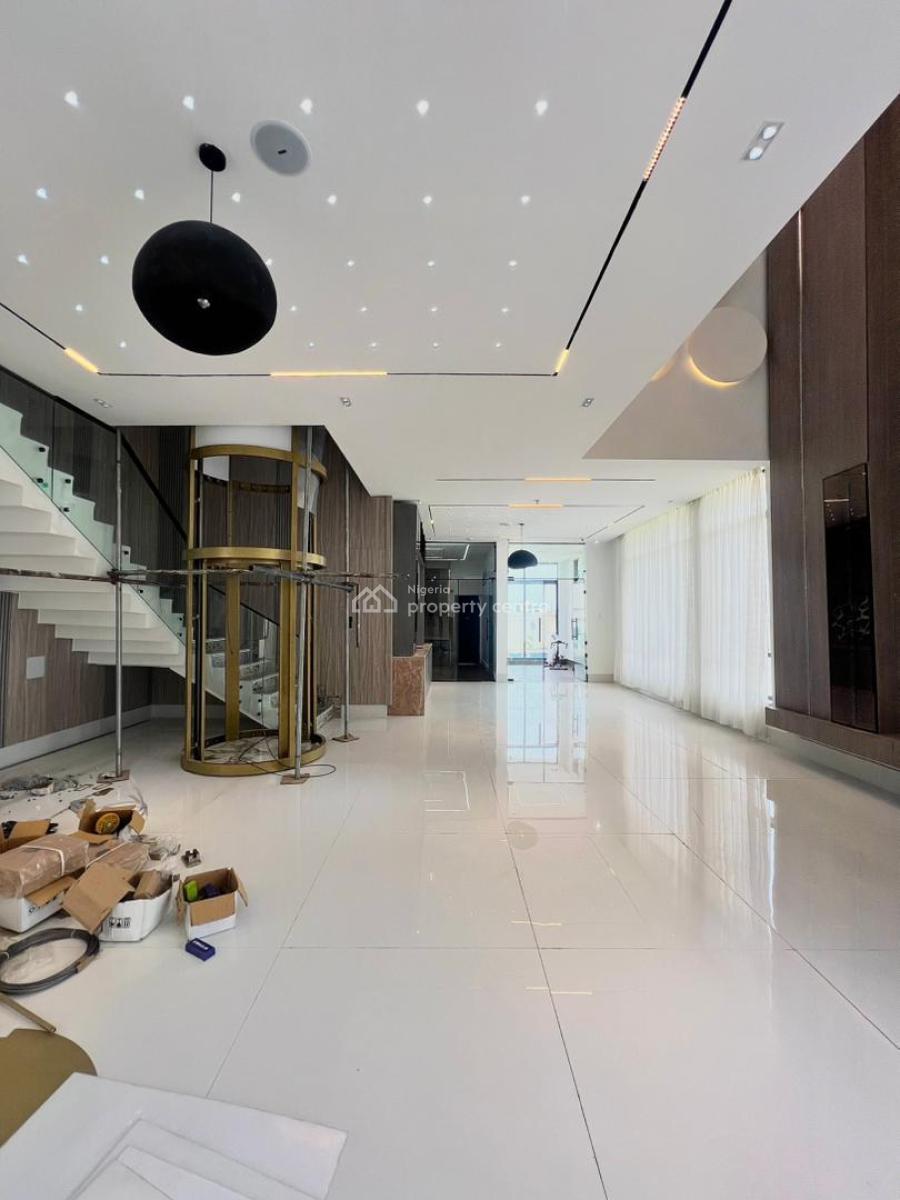 Super 6 Bedrooms Smart Home + Pool, Elevator, Cinema, Gym, Chevron Lekki, Lekki, Lagos, Detached Duplex for Sale