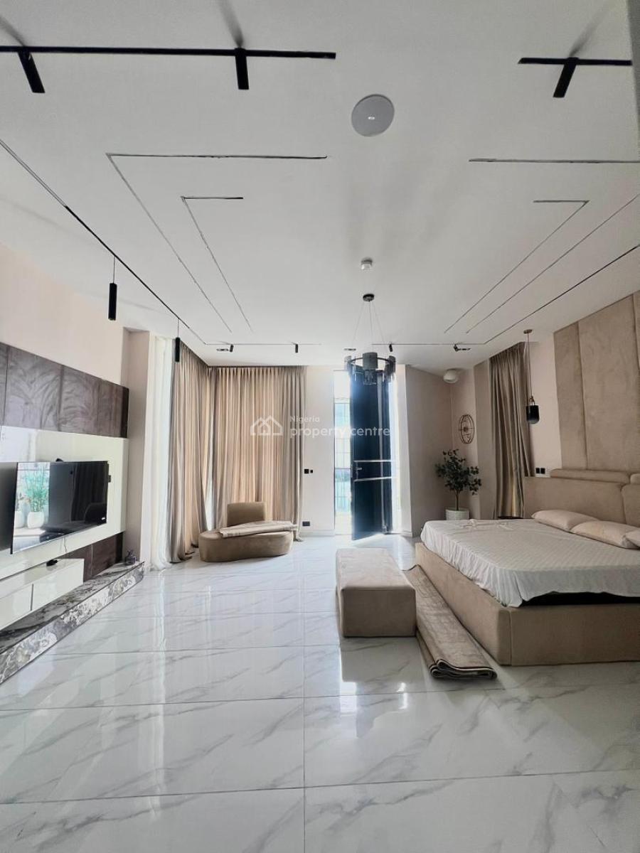 Furnished 5 Bedrooms Smart Home + Bq & Swimming Pool, Chevron, Lekki, Lekki, Lagos, Detached Duplex for Sale