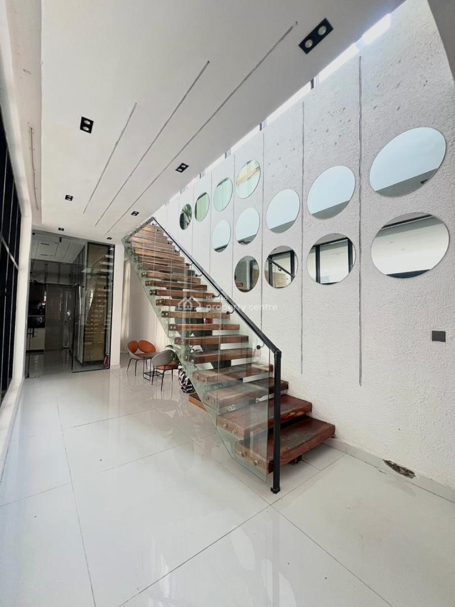 Furnished 5 Bedrooms Smart Home + Bq & Swimming Pool, Chevron, Lekki, Lekki, Lagos, Detached Duplex for Sale