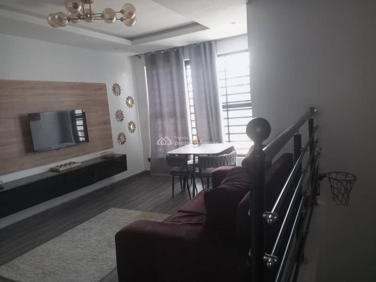 Beautiful 4bedroom Duplex with Bq Self Compound Secured Estate, Off Freedom Way, Lekki Phase 1, Lekki, Lagos, Semi-detached Duplex for Rent