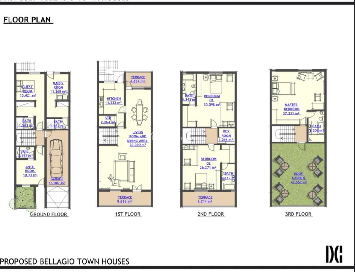 Luxury 4 Bedroom Terrace, Ahmadu Bello Way, Victoria Island (vi), Lagos, House for Sale