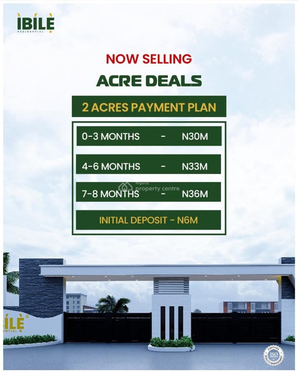 Plots of Land Available in a Fast-growing Estate, Ibile Residential Estate, Moniya, Ibadan, Oyo, Mixed-use Land for Sale