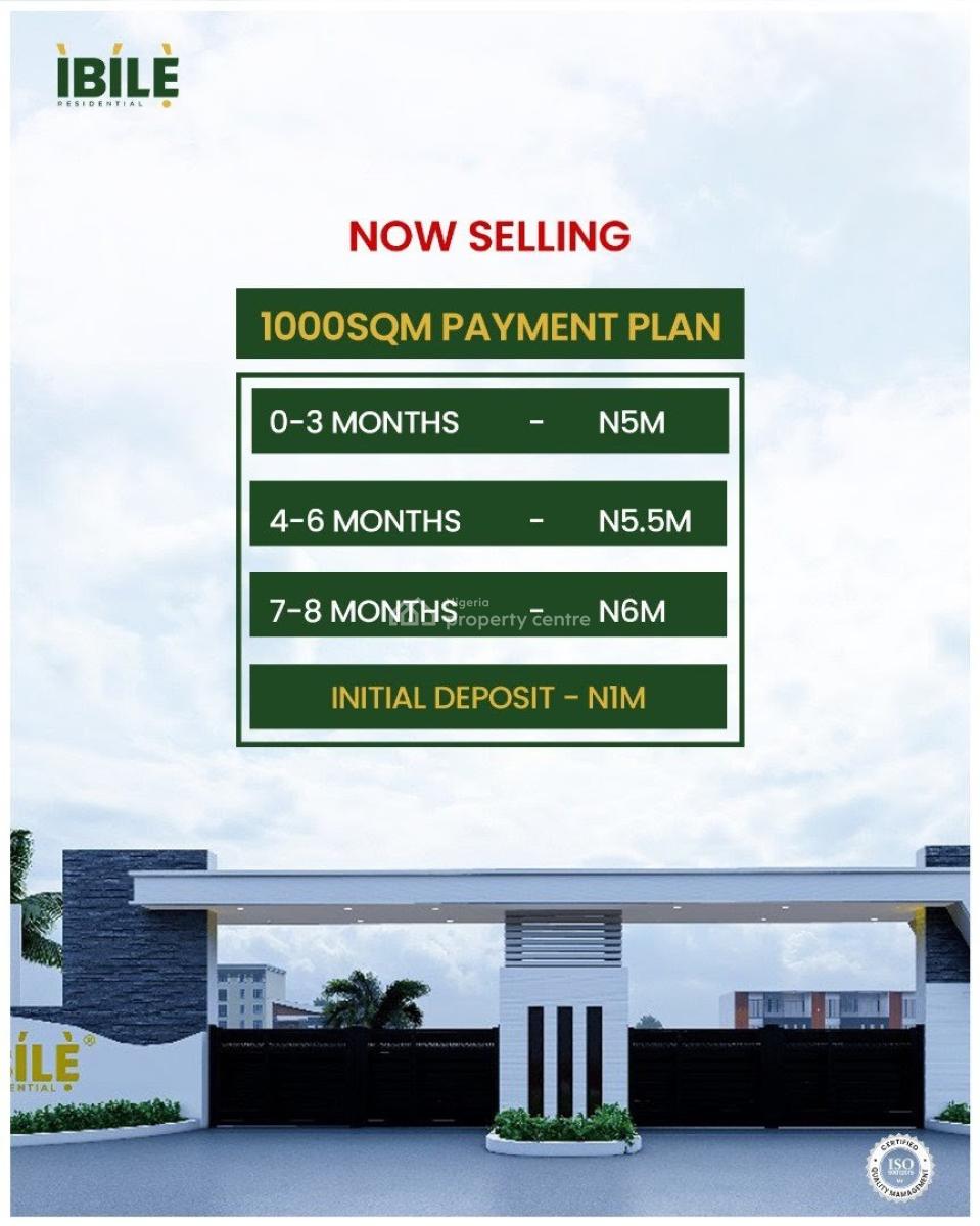Plots of Land Available in a Fast-growing Estate, Ibile Residential Estate, Moniya, Ibadan, Oyo, Mixed-use Land for Sale