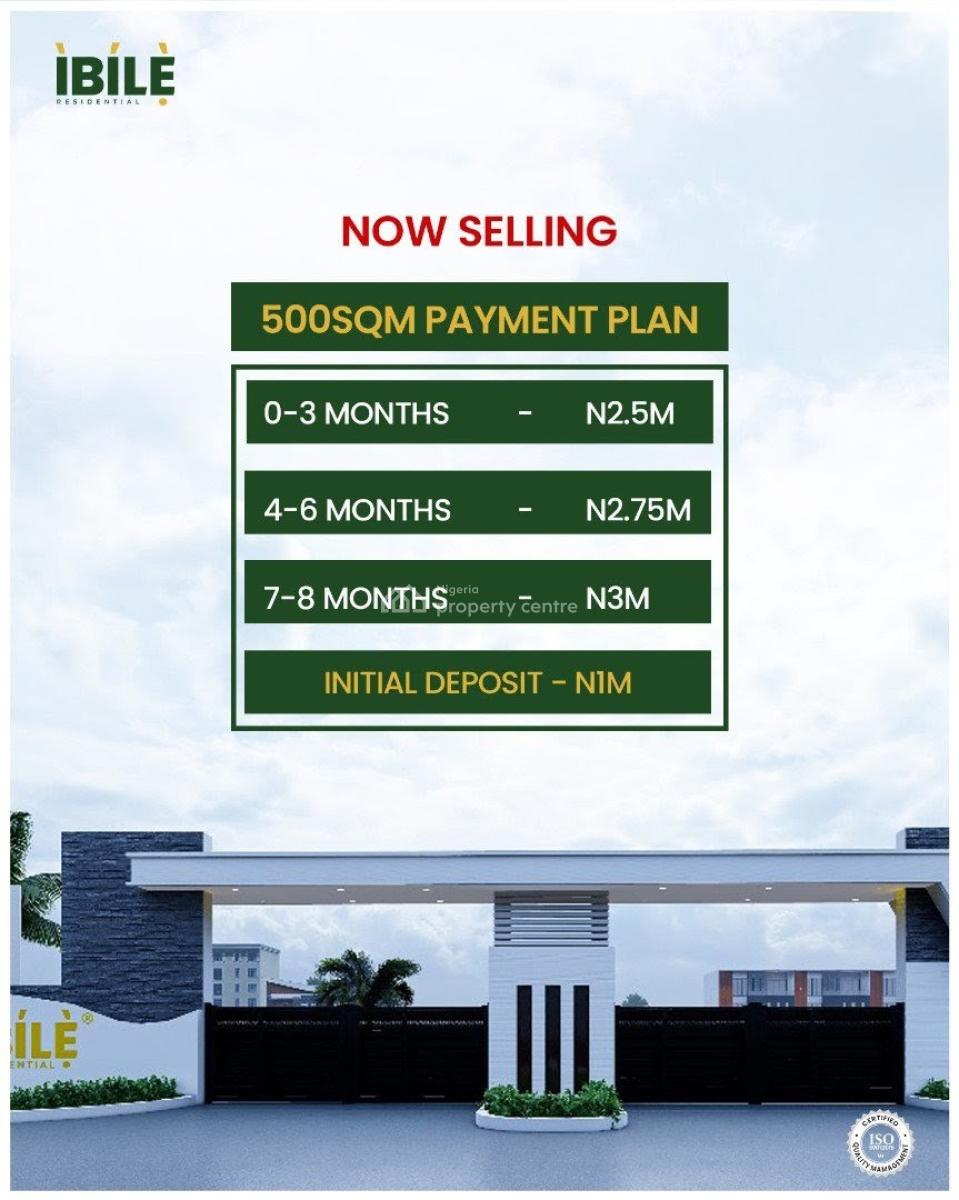 Plots of Land Available in a Fast-growing Estate, Ibile Residential Estate, Moniya, Ibadan, Oyo, Mixed-use Land for Sale