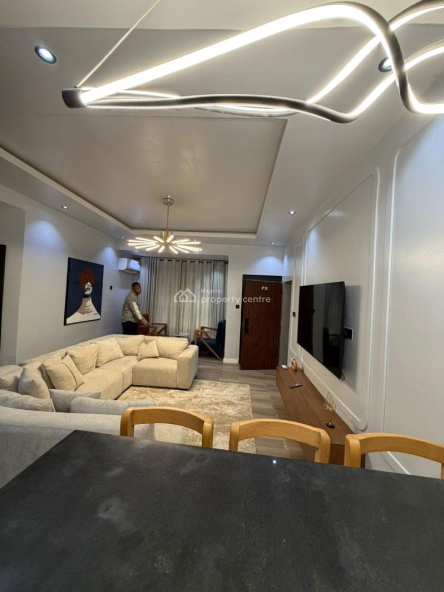 Luxury Furnished 2-bedroom Apartment with 24/7 Power, Wuye, Abuja, Flat / Apartment for Rent