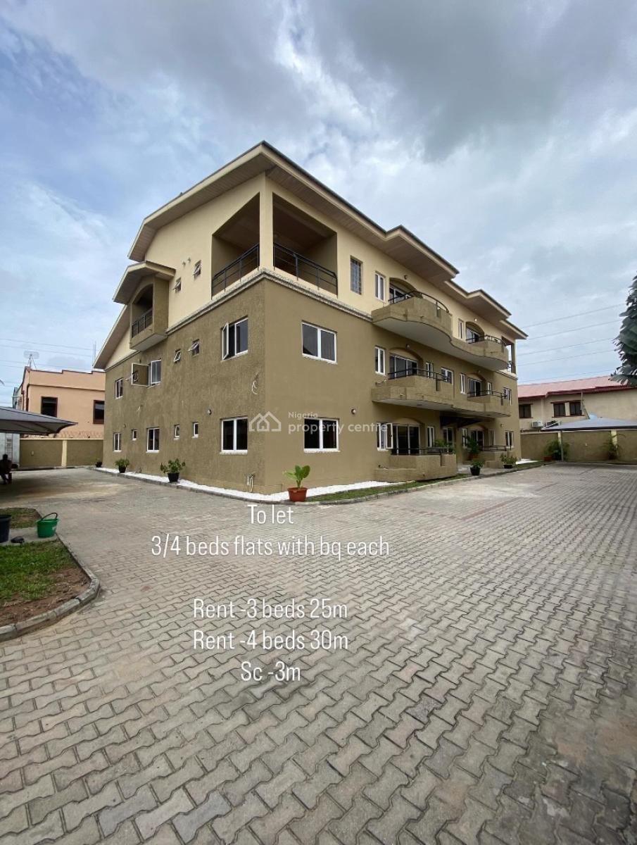 a Penthouse 4 Bedrooms with a Room Bq, Admiralty Lekki, Lekki Phase 1, Lekki, Lagos, Flat / Apartment for Rent