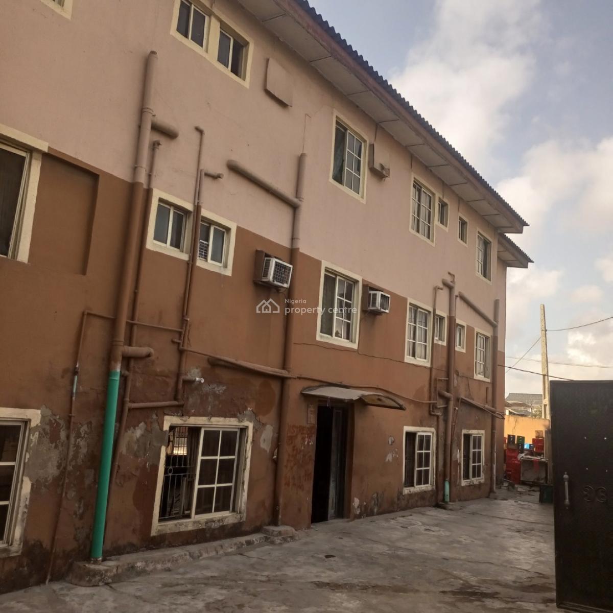 a Functional 18 Rooms Hotel  with Bar at Corner Piece, Ogunmuyiwa Street, Off Ijesha Road, Ijesha, Lagos, Hotel / Guest House for Sale
