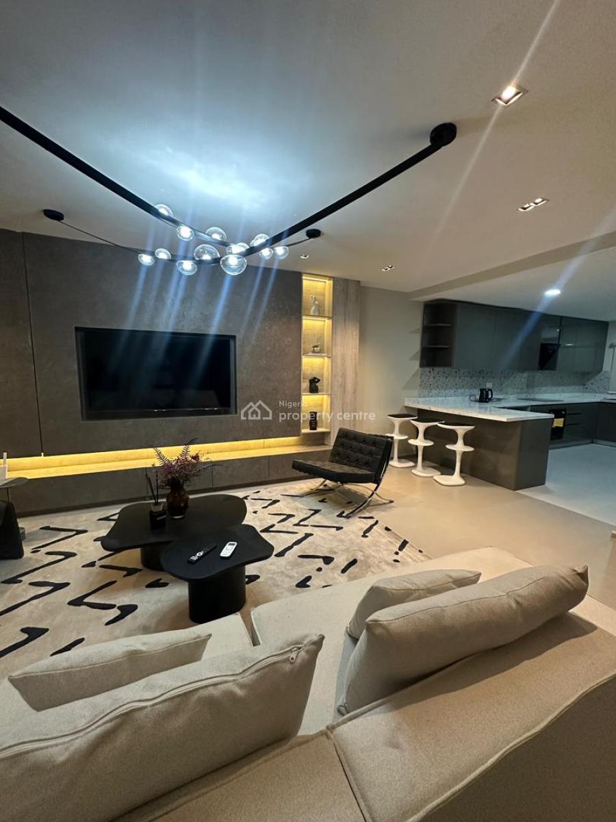 Tastefully Furnished 2 Bedroom Apartment with Gym House, Banana Island, Ikoyi, Lagos, Flat / Apartment for Rent