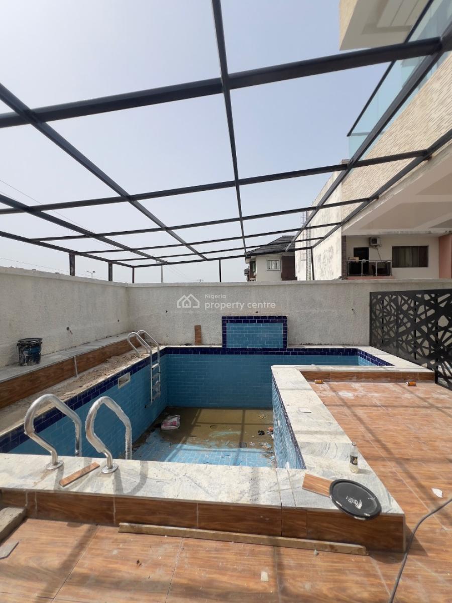 Newly Built 2 Bedroom Apartment with Bq ,pool,gym &elevator, Ikate, Lekki, Lagos, Flat / Apartment for Sale