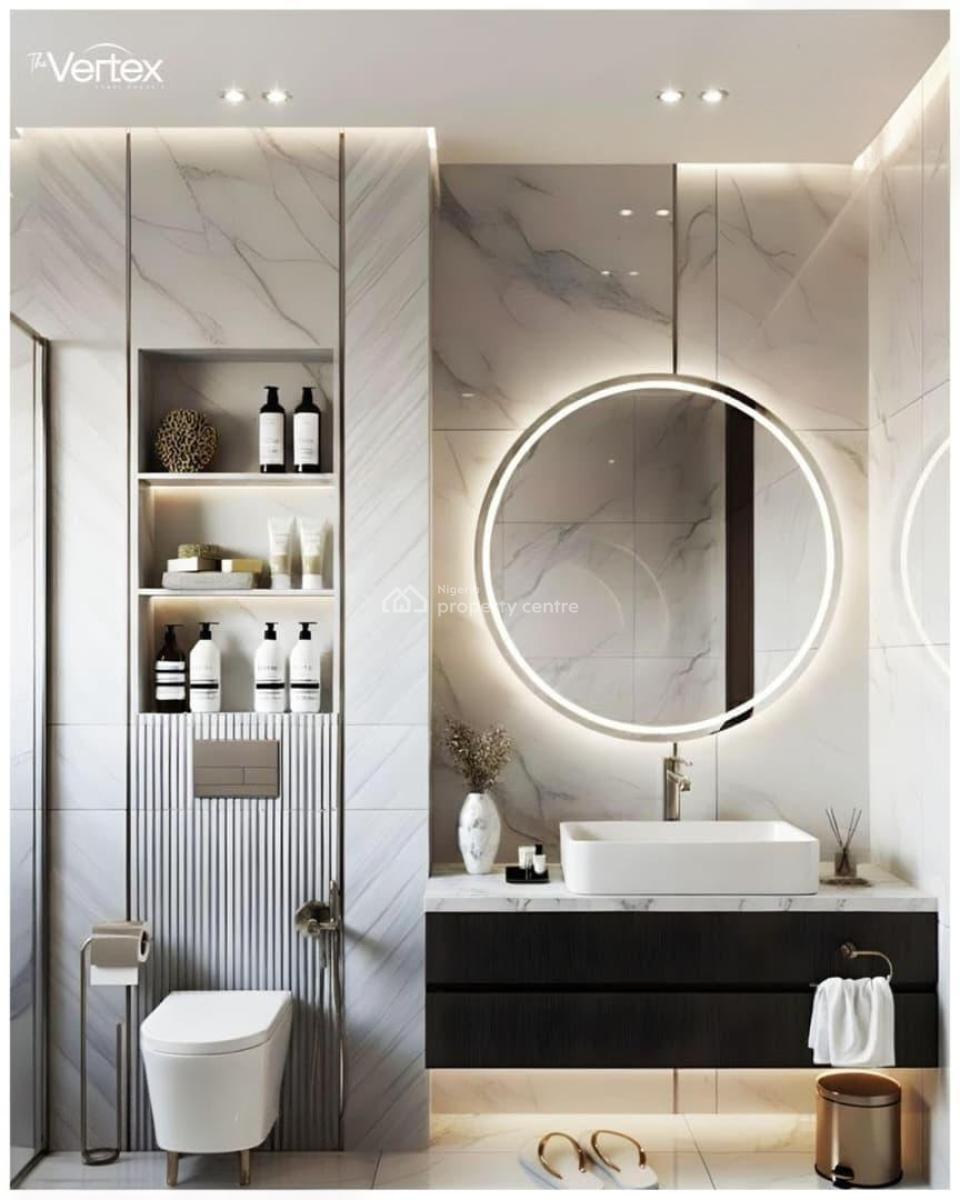 Luxury 2-bedroom Apartment with Excellent Facilities, The Vertex Estate, Lekki Phase 1, Lekki, Lagos, Block of Flats for Sale