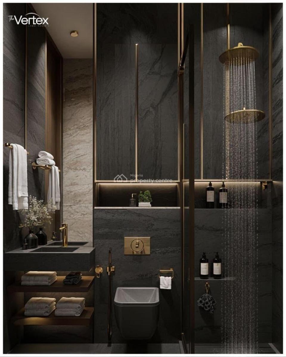 Luxury 2-bedroom Apartment with Excellent Facilities, The Vertex Estate, Lekki Phase 1, Lekki, Lagos, Block of Flats for Sale