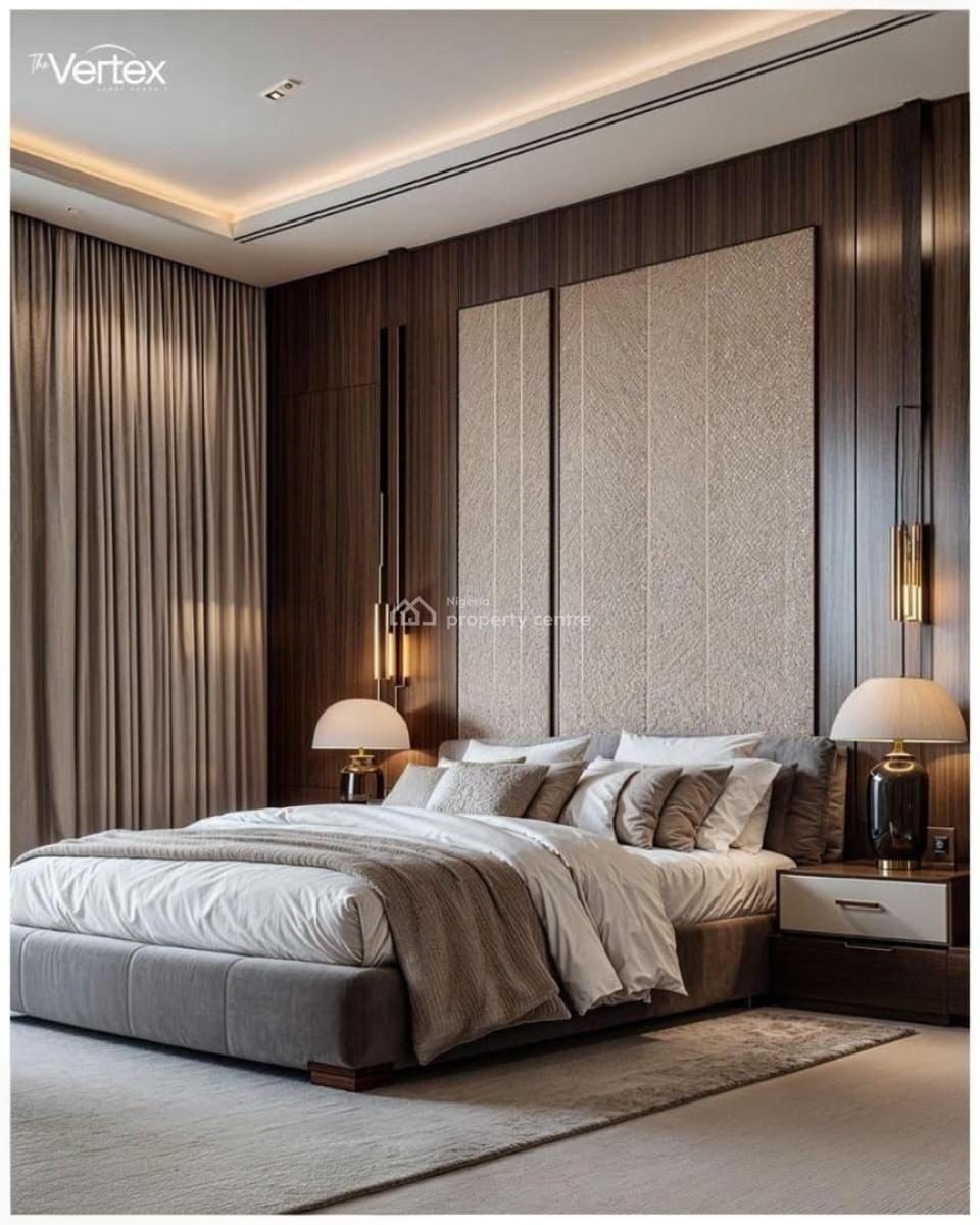 Luxury 2-bedroom Apartment with Excellent Facilities, The Vertex Estate, Lekki Phase 1, Lekki, Lagos, Block of Flats for Sale