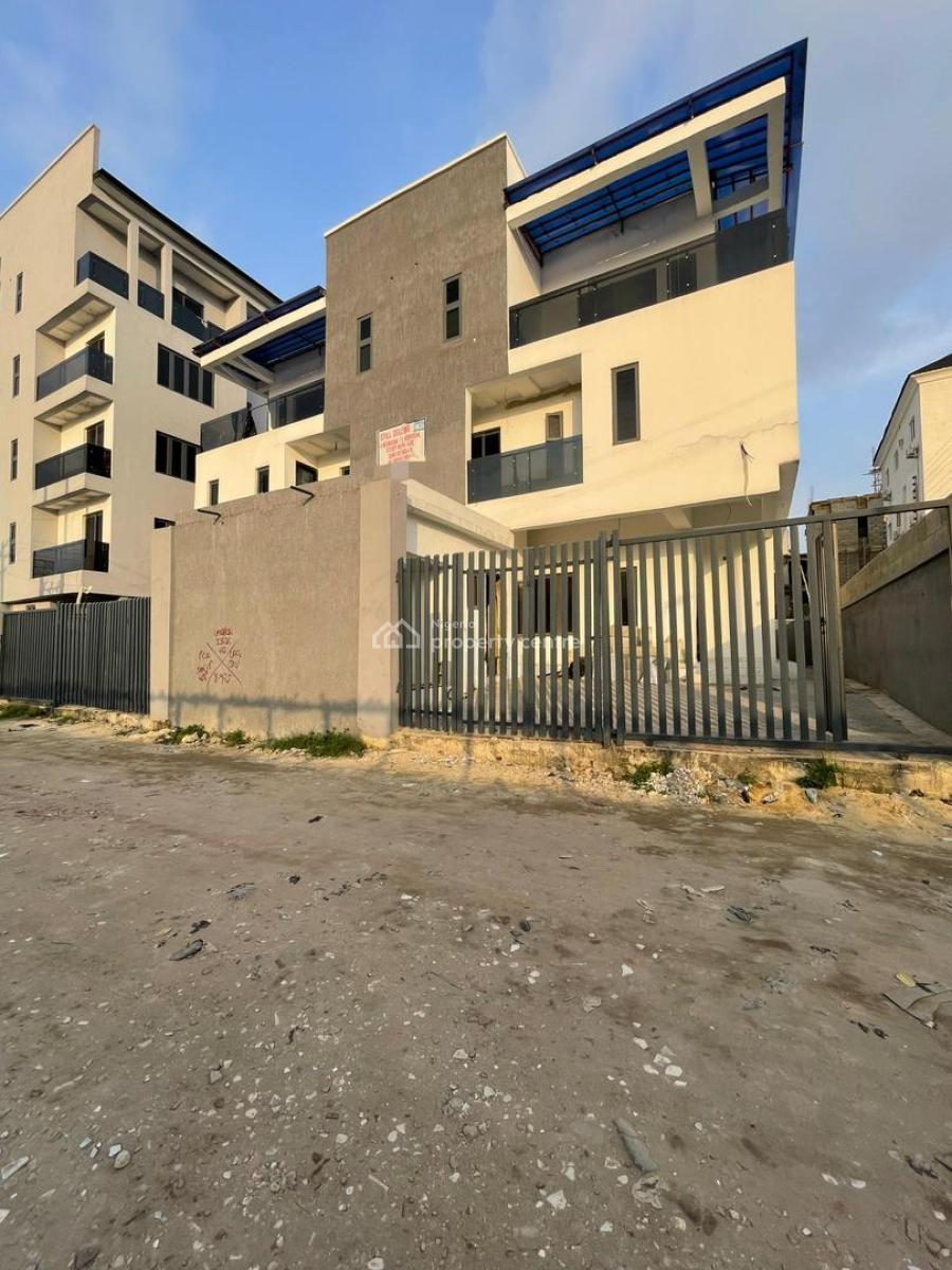 Ravishing 3 Bedroom Semi Detached Duplex + Bq, Study & Security Post, Lekki Phase 1, Lekki, Lagos, Flat / Apartment for Sale