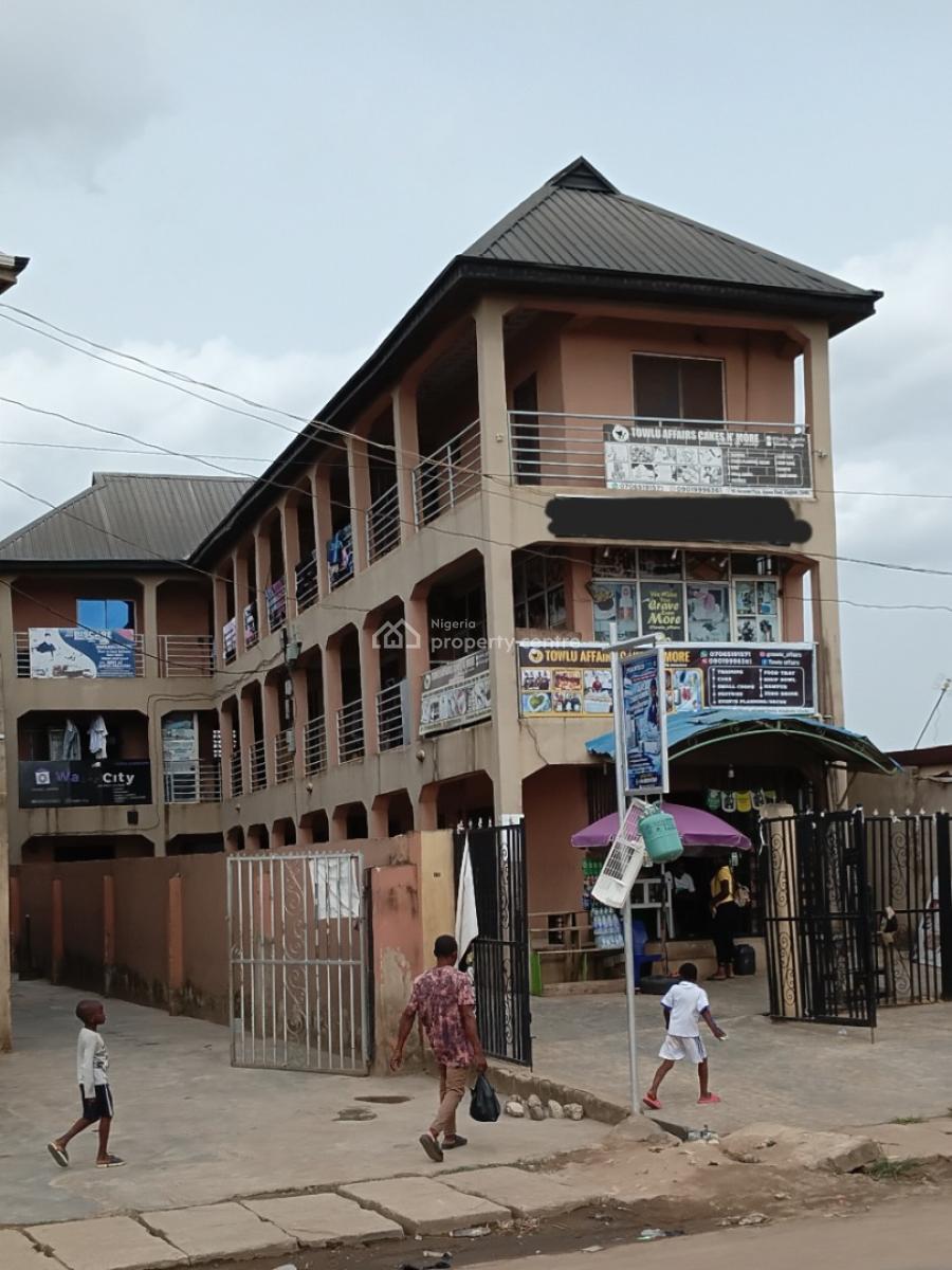 a Plaza on Half a Plot of Land (excellent Location), Near Alagbole Bus-stop, Ojodu, Lagos, Plaza / Complex / Mall for Sale