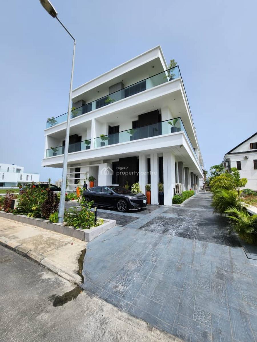 Modern 5 Bedroom Semi Detached Duplex with Rooftop Terrace, Cowrie Creek Estate, Ikate, Lekki, Lagos, Semi-detached Duplex for Rent