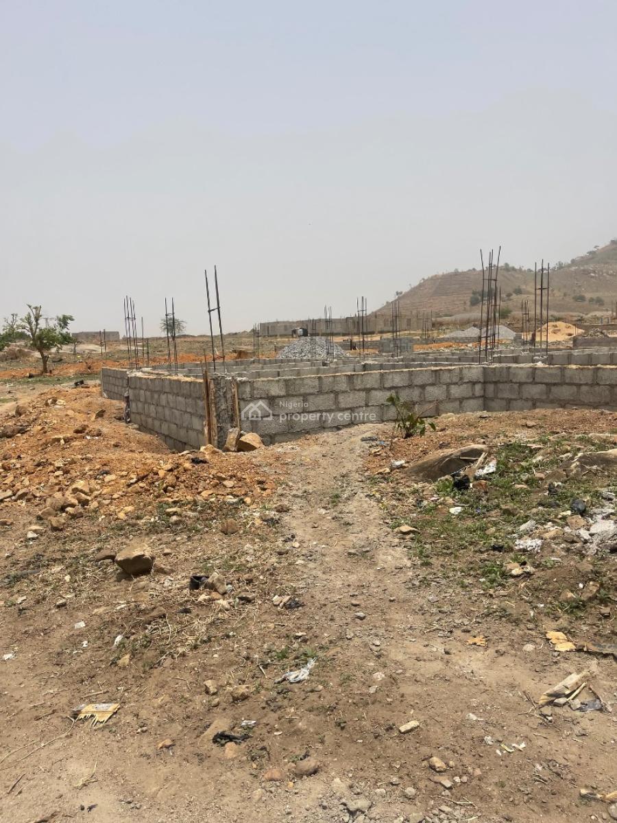180sqm of Estate Residential Plot for 3 Bedroom Terrace Triplex, Before Army Estate, Strategically Located By The Road Side, Karsana, Abuja, Residential Land for Sale