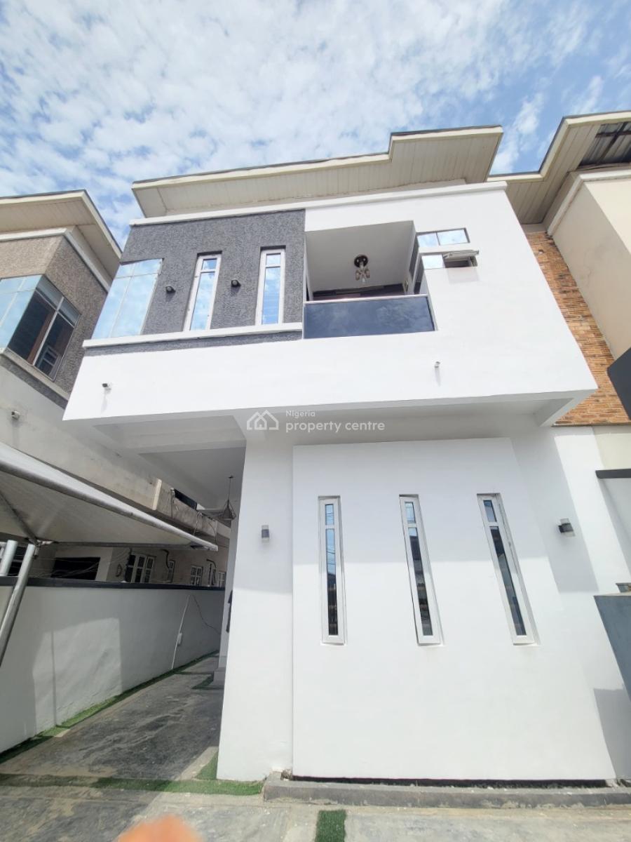 Spacious and Clean 4 Bedroom Fully Detached Duplex with Bq, Igbo Efon, Lekki, Lagos, Detached Duplex for Rent