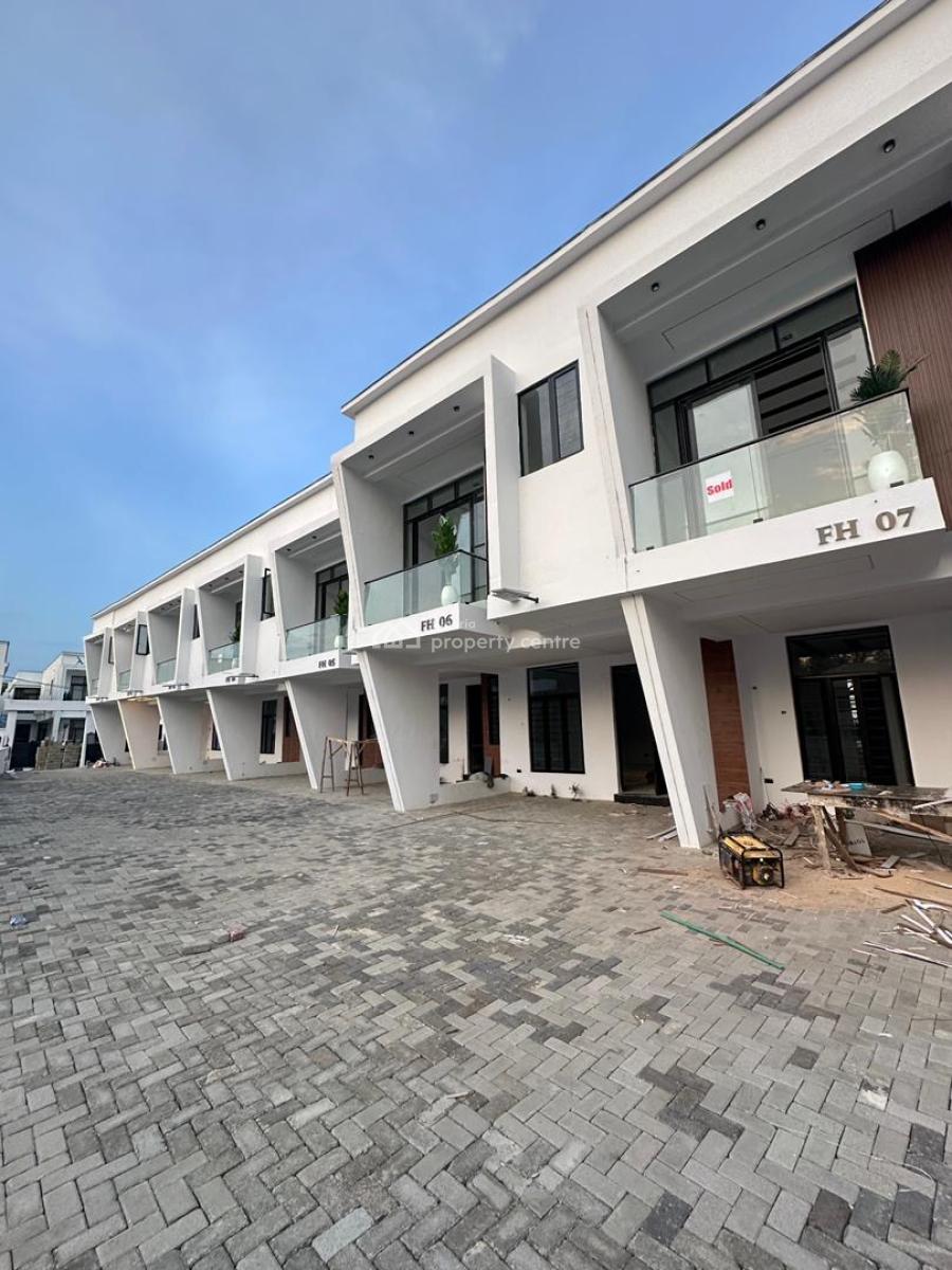 Exquisite Luxury Spacious 3 Bedroom Terrace Duplex with Bq, Ikota, Lekki, Lagos, Terraced Duplex for Sale