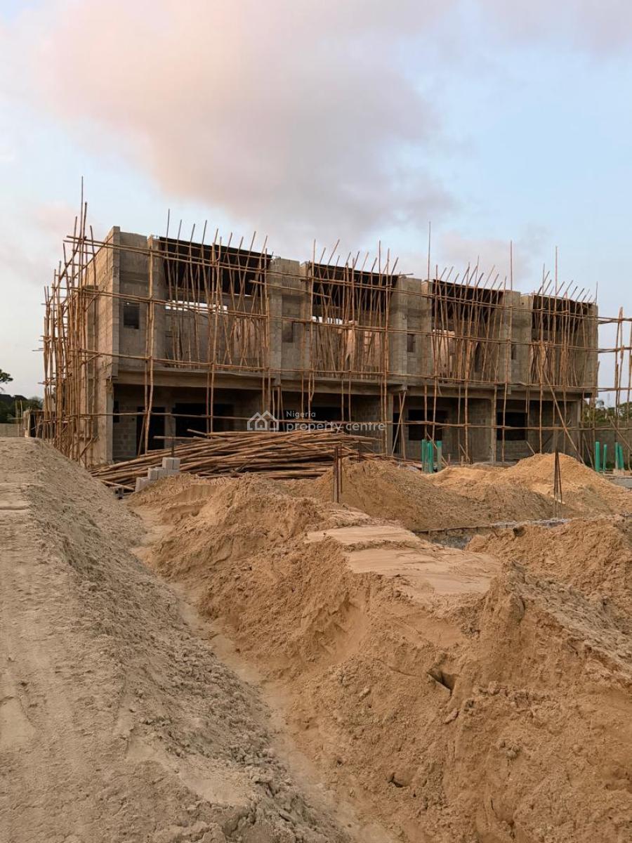 Luxury 2 Bedroom Terrace Duplex with Bq, Landview Residence 2 Located at Ajaiye Apata, Sangotedo, Ajah, Lagos, Terraced Duplex for Sale