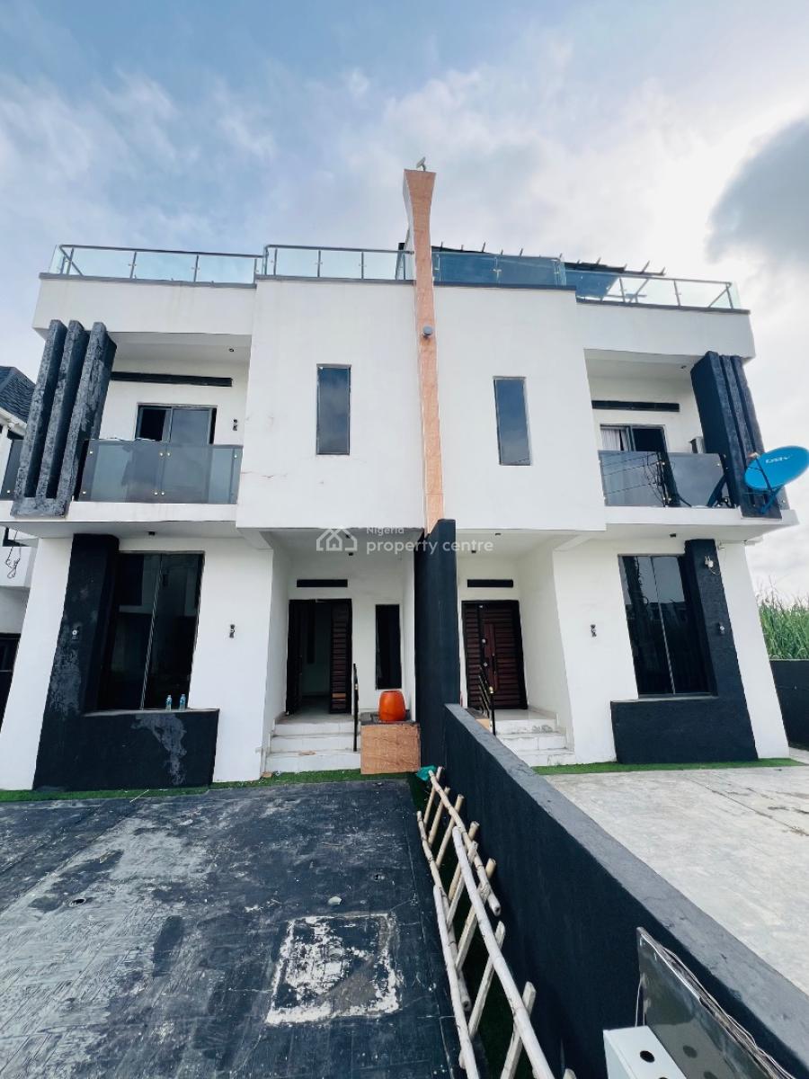 5 Bedroom with Bq Semi Detached Duplex, Ajah, Lagos, Semi-detached Duplex for Rent