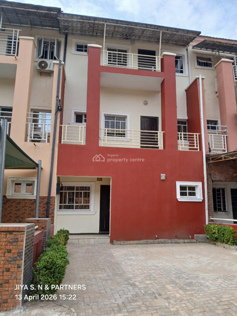 Well Renovated 4bedroom Terrace Duplex, By Mobile Filling Station, Gudu, Abuja, Terraced Duplex for Rent