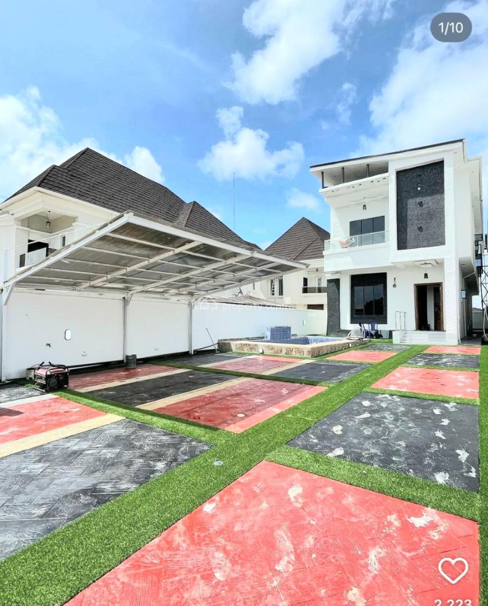 Well Built 5 Bedroom Detached with Bq and Pool in a Gated Estate, Thomas Estate, Ajah, Lagos, Detached Duplex for Sale
