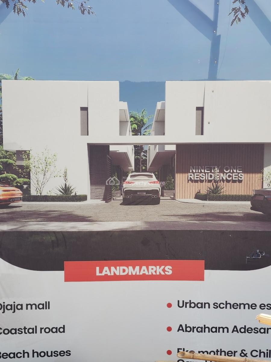 Offplan Luxury 3 Bedroom Terraced Duplex with Bq in a Secured Estate, Lekki Peninsula Scheme 2, Ajah, Lagos, Terraced Duplex for Sale