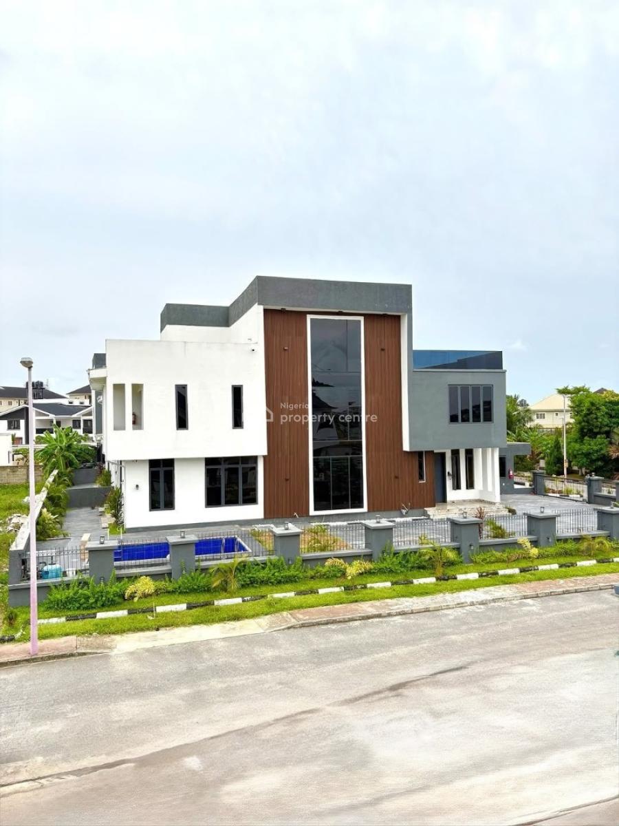 5 Bedroom Fully Detached Duplex with Cinema, Pool, Pentfloor,bq, Royal Garden Estate, Ajah, Lagos, Detached Duplex for Sale