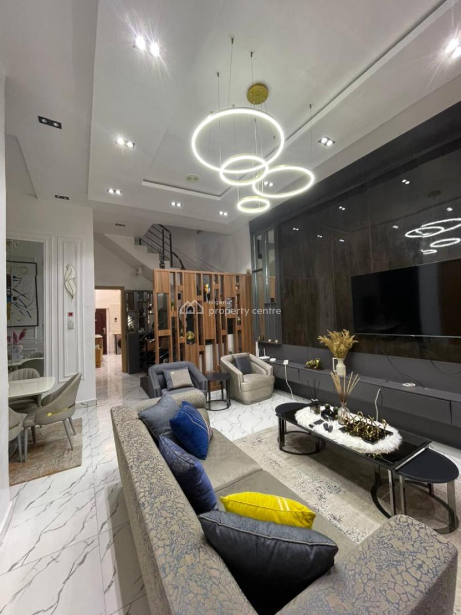 Fully Furnished 4 Bedroom Fully Detached, Lekki, Lagos, Detached Duplex for Rent