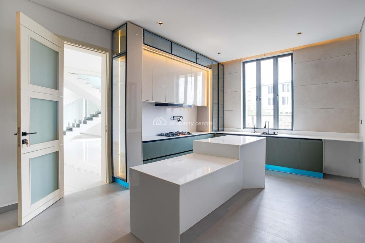 5 Bedroom Semi Semi-detached Duplex with Pool Cinema and Bq, Cowrie Creek Estate, Ikate, Lekki, Lagos, Semi-detached Duplex for Sale