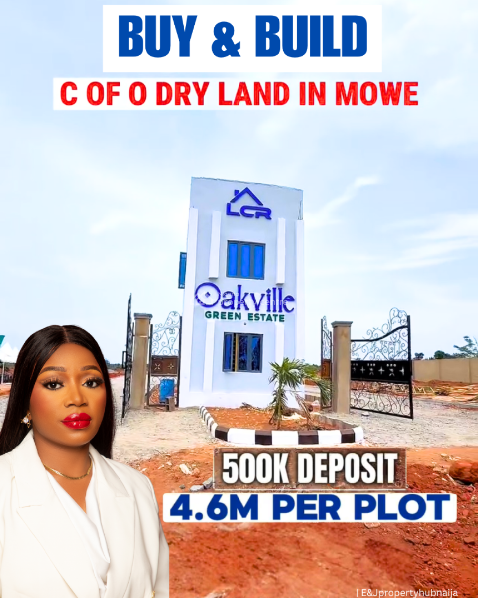 Most Affordable Land with C of O, Oakville Green Estate Mowe, Mowe Ofada, Ogun, Residential Land for Sale