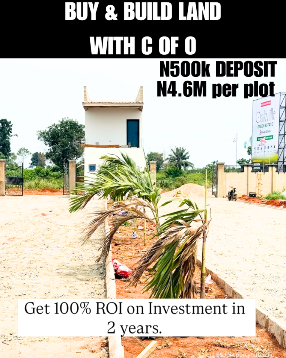 Most Affordable Land with C of O, Oakville Green Estate Mowe, Mowe Ofada, Ogun, Residential Land for Sale