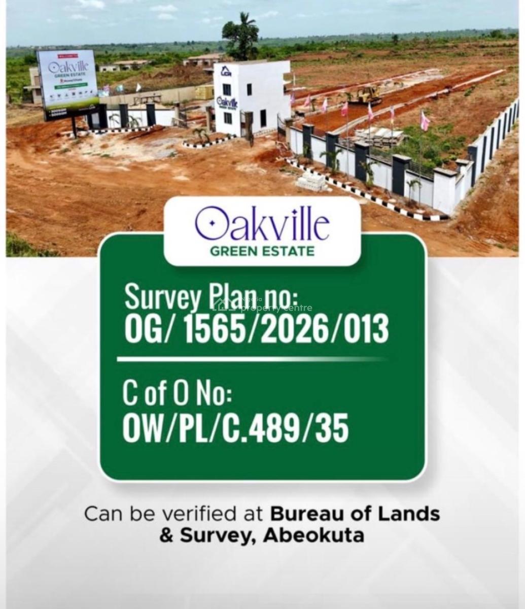 Most Affordable Dry Land with C of O, Buy and Build, Oakville Green Estate, Mowe Ofada, Ogun, Residential Land for Sale