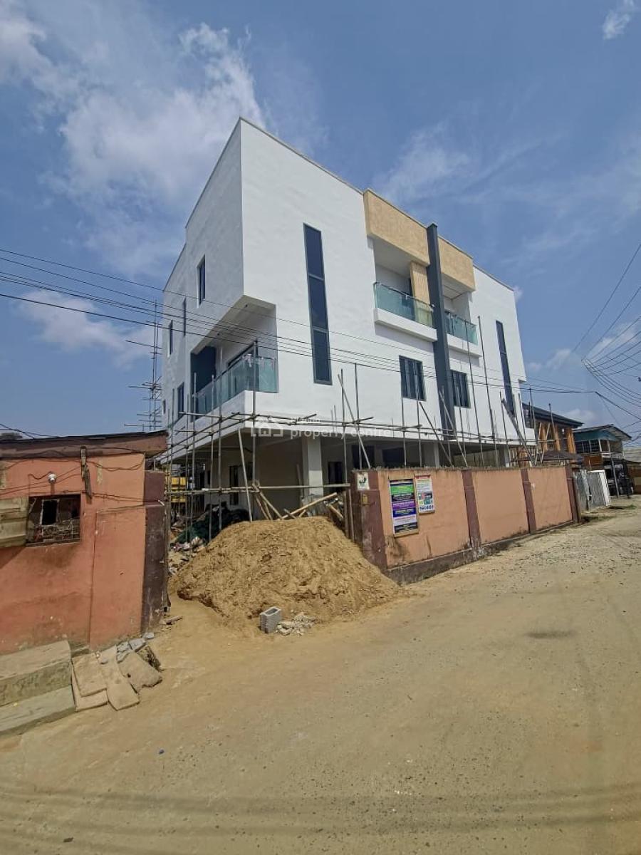 Modern 4-bedroom Semi Detached Duplex with Bq., Maryland, Lagos, Semi-detached Duplex for Sale